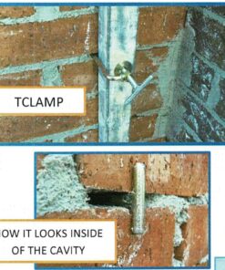 T Clamp Brick — BT Engineering bricklaying profile support clamp