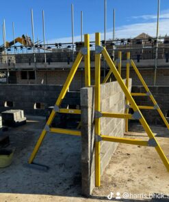 Wet mortar in block walls creates a falling hazard onsite. Make sure your site is safe and your temporary works are up to scratch